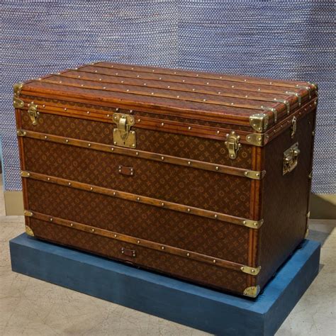 louis vuitton trunk restoration|louis vuitton side trunk monogram.